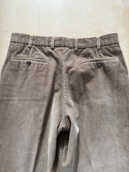 Pantaloni Burberrys velluto a coste beige - tg. 48/50