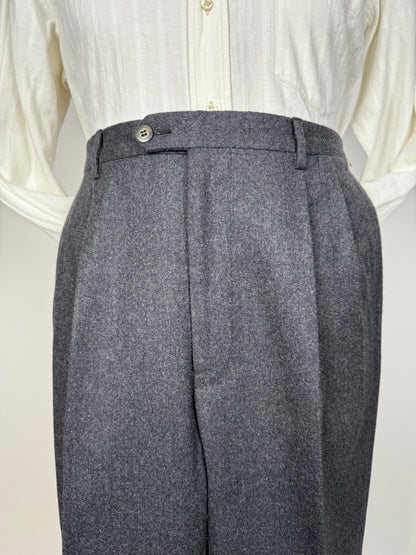 Pantaloni Burberrys flanella antracite - tg. 50