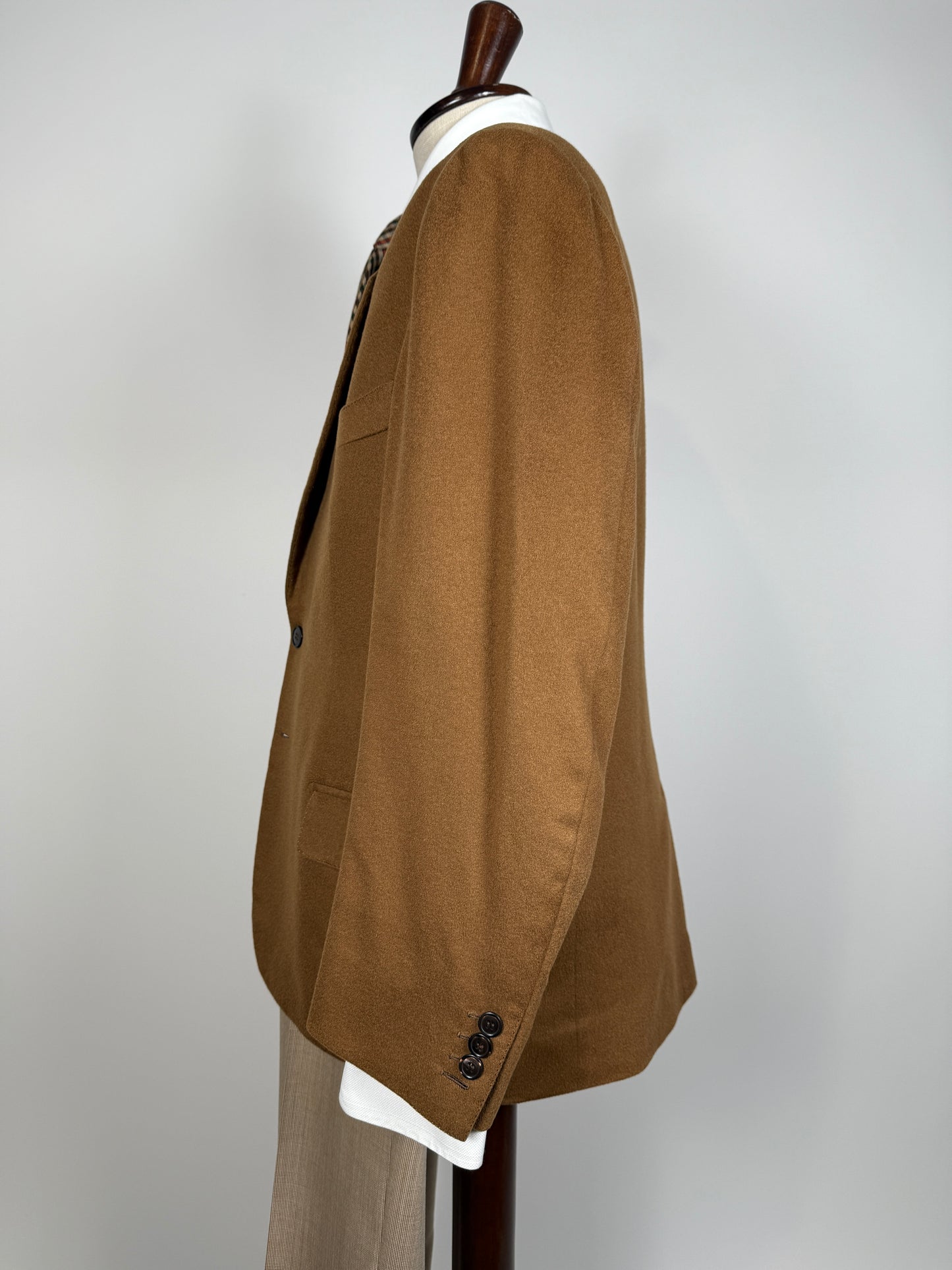 Giacca sartoriale in panno 100% cashmere Loro Piana - tg. 52/54 corta