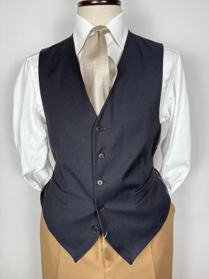 Panciotto in fresco lana grigio - tg. 48