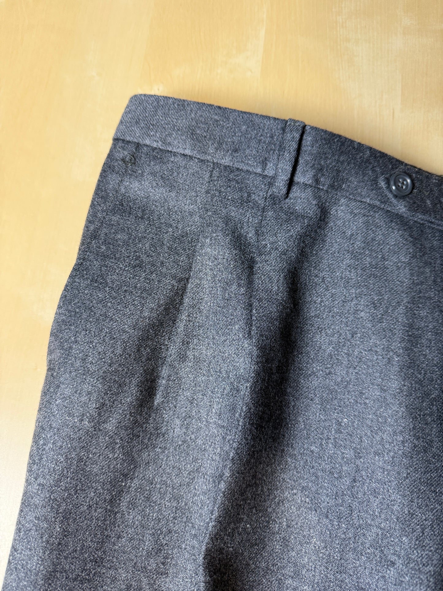 Pantaloni flanella grigio medio - tg. 50