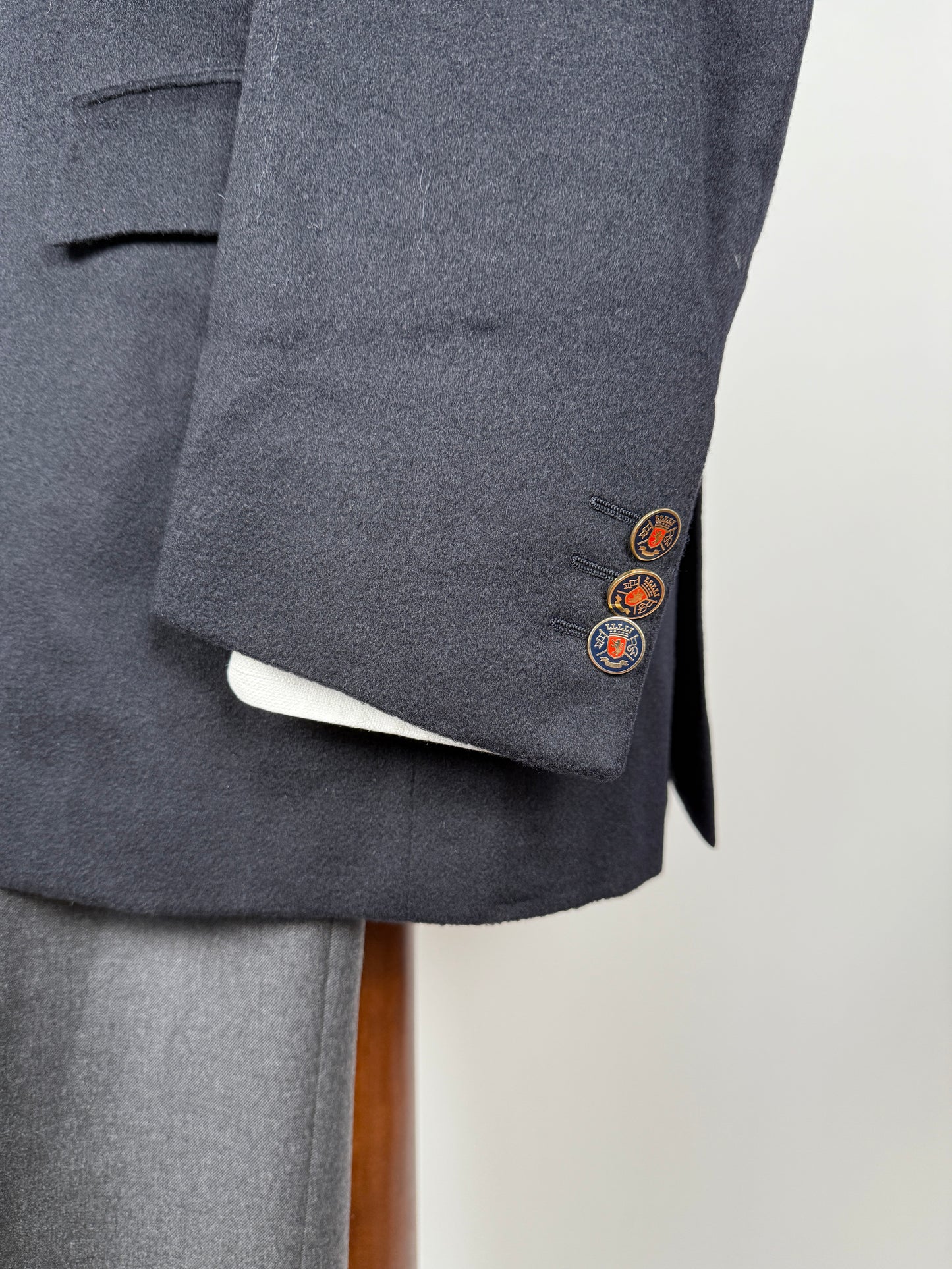 Blazer Belvest anni ‘80 doppiopetto cashmere e lana - tg. 50/52