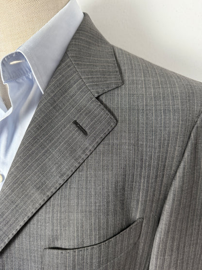 Giacca De Paz in fresco lana grigio spinato - tg. 50