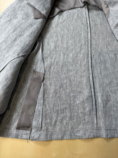 Completo in lino grigio chiaro (nuovo) - tg. 54/56