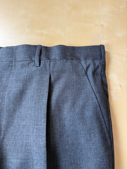 Pantaloni sartoriali fresco lana antracite - tg. 52