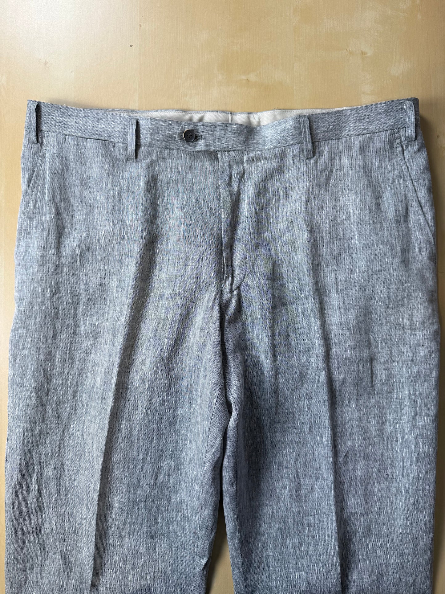 Completo in lino grigio chiaro (nuovo) - tg. 54/56