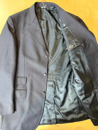 Completo blu tessuto Ermenegildo Zegna lana e mohair - tg. 56