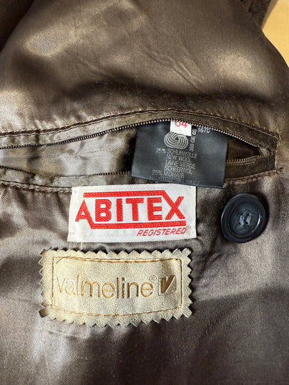 Cappotto anni ‘70/‘80 in lana e mohair - tg. 50-54