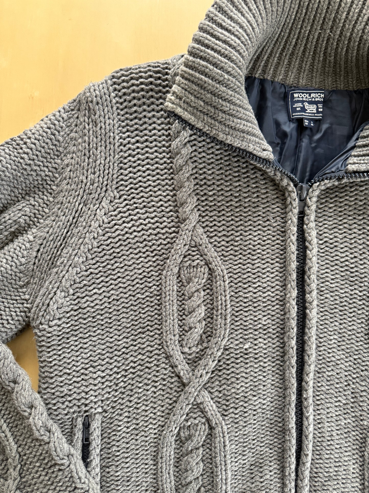 Cardigan-giubbotto Woolrich misto lana - XL