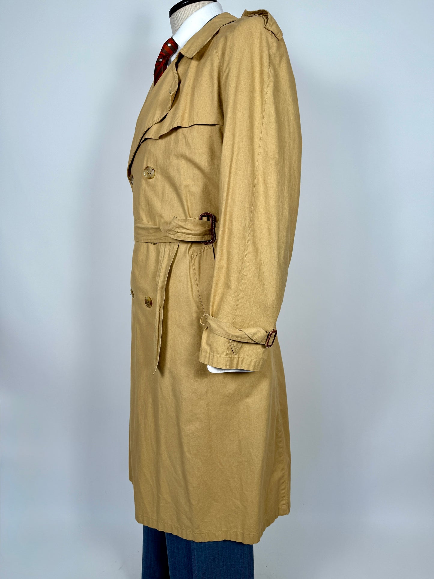 Trench anni ‘70 doppiopetto - tg. 50-52