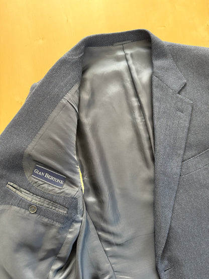 Giacca anni '90 spigato lana e cashmere Loro Piana - tg. 50/52