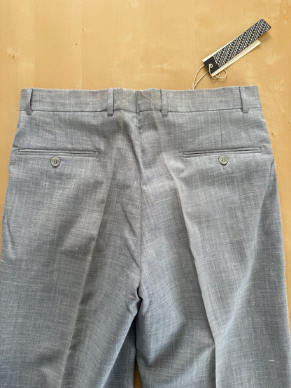 Pantaloni misto lino-ramia anni '80 (NOS) - tg. 48