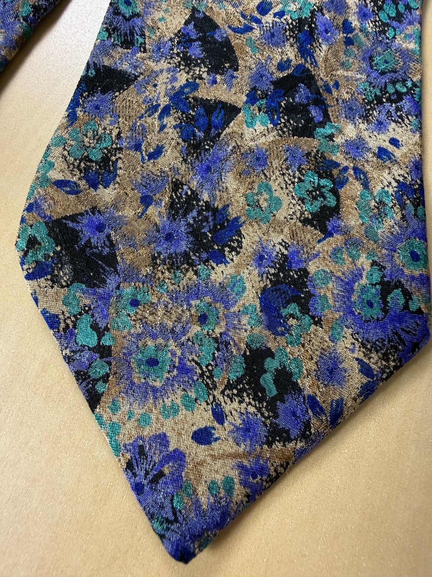 Cravatta Prochownick floreale jacquard