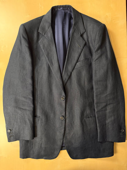 Giacca sartoriale in lino con fodera in seta - tg. 48/50