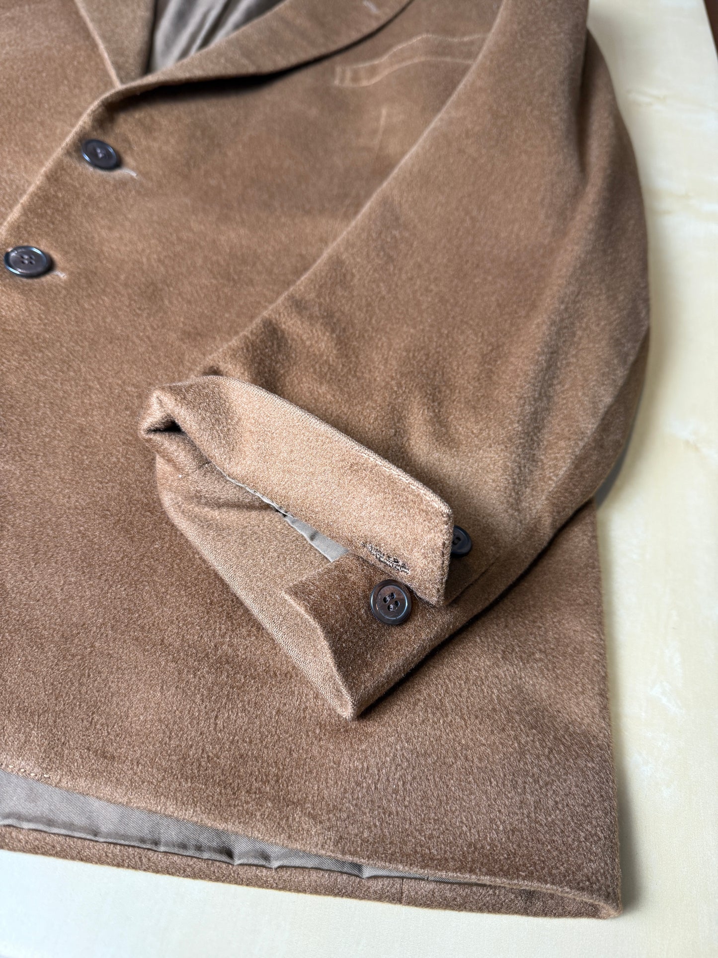 Giacca sartoriale in panno 100% cashmere Loro Piana - tg. 52/54 corta