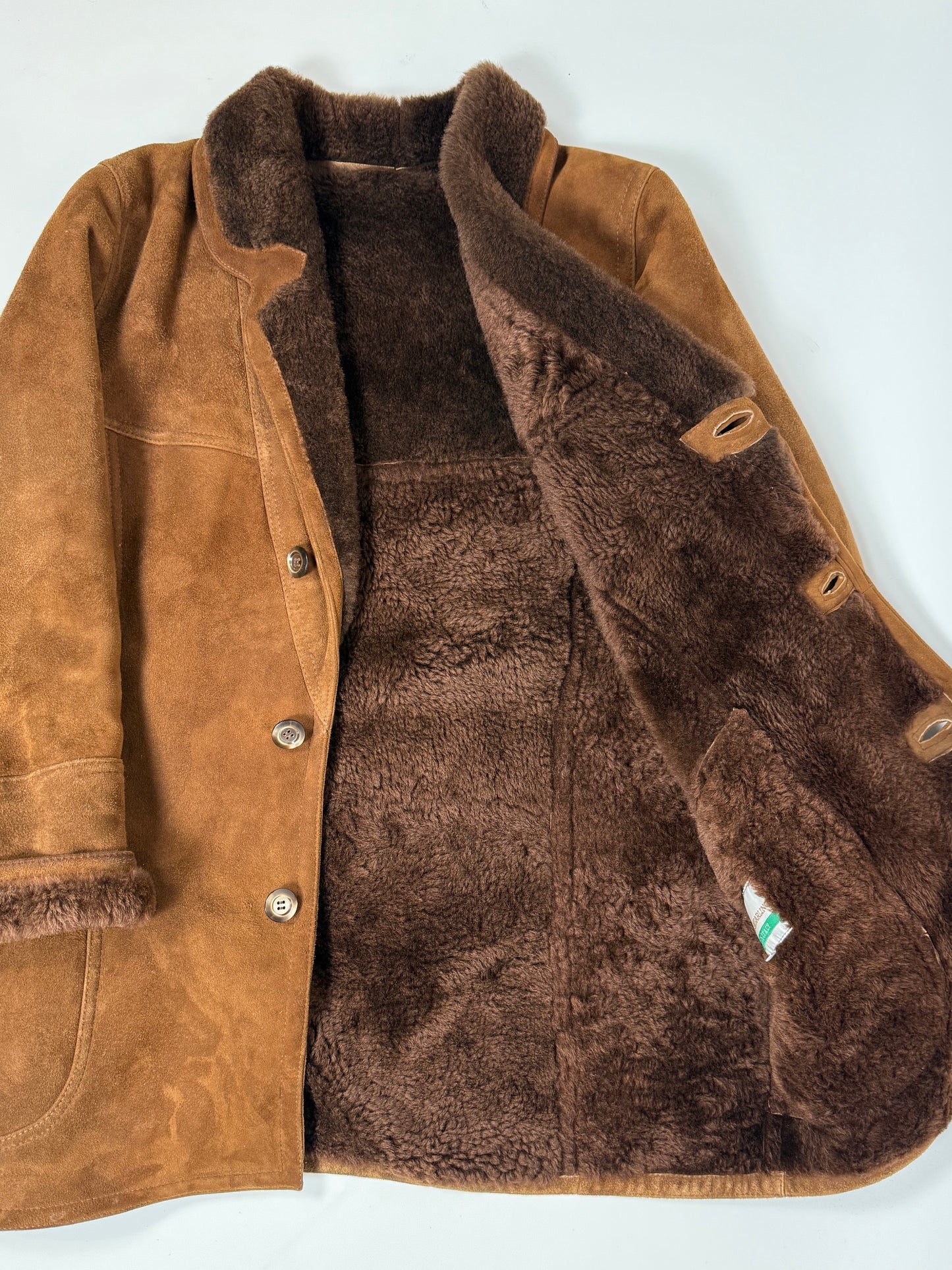 Shearling marrone anni ‘70 - tg. 50-52 (L)