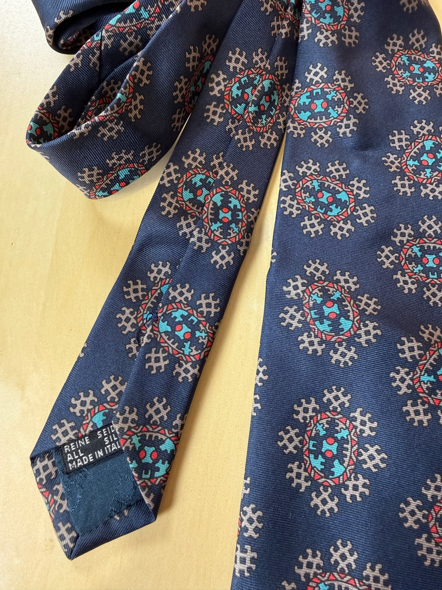 Cravatta Dior vintage medaglioni