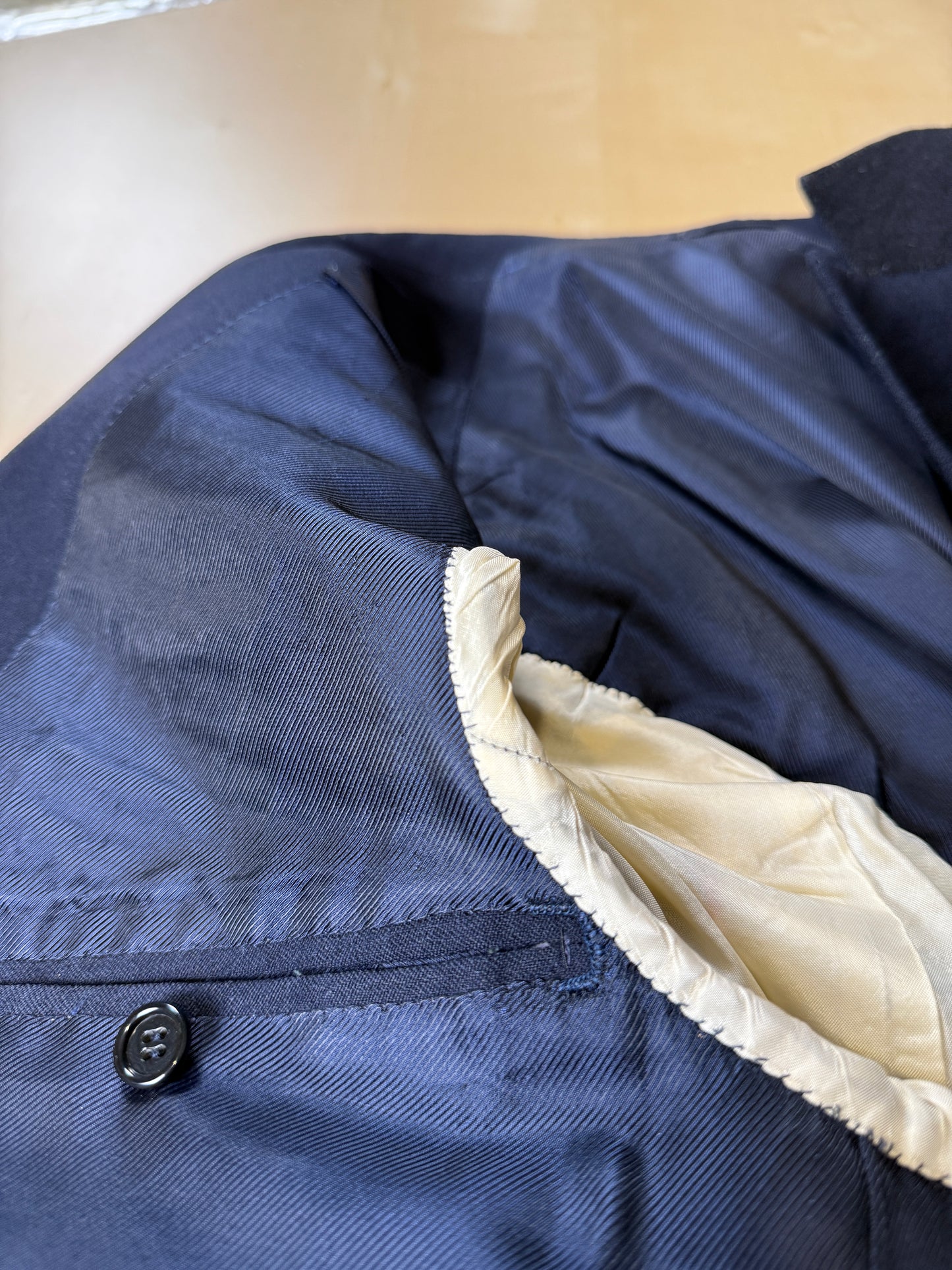 Blazer navy sartoriale anni ‘70 - tg. 50