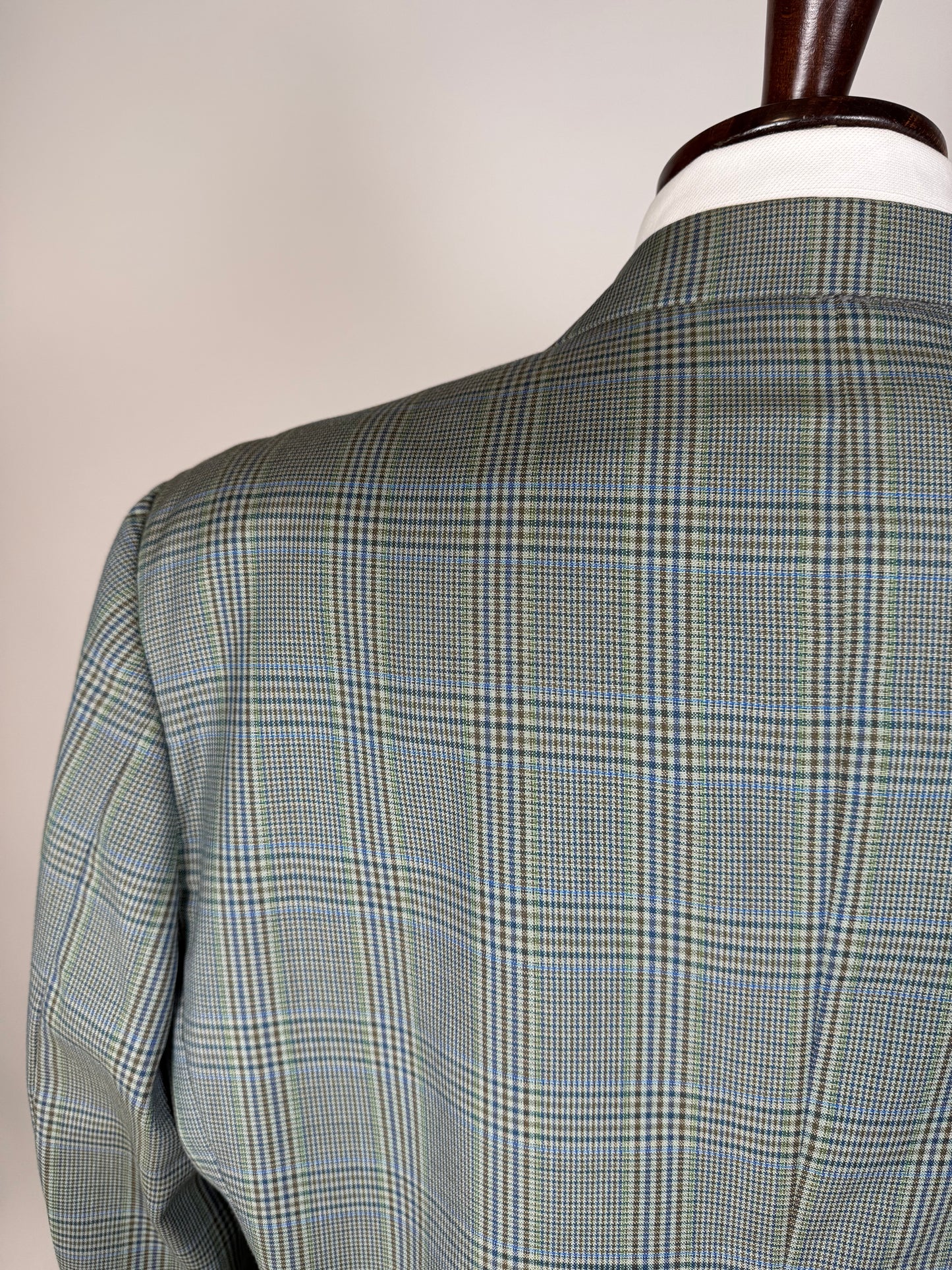 Giacca anni ‘80 fresco lana Galles verde salvia - tg. 58