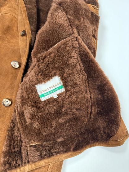 Shearling marrone anni ‘70 - tg. 50-52 (L)