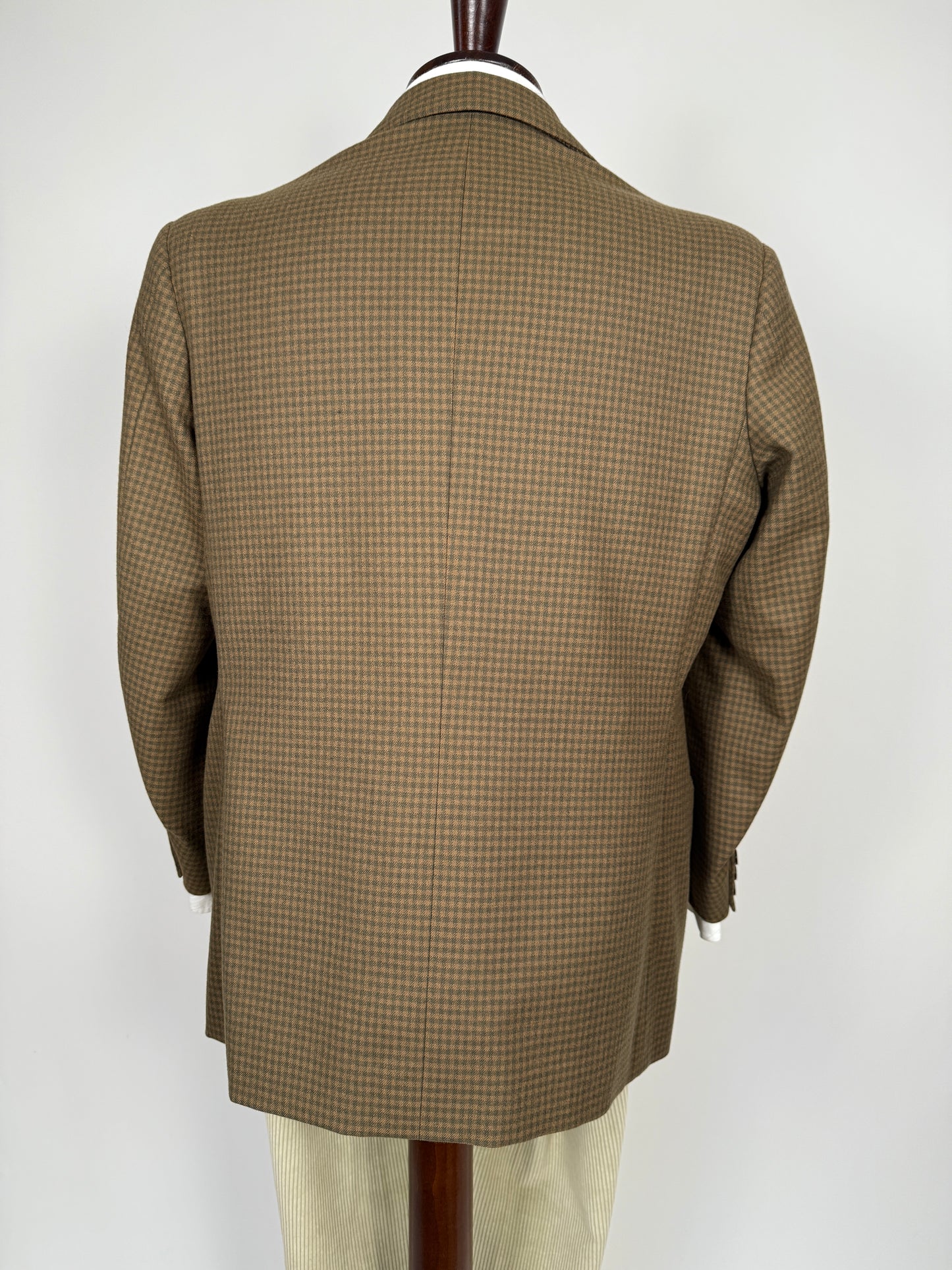 Giacca sartoriale anni ‘50 check - tg. 52 corta