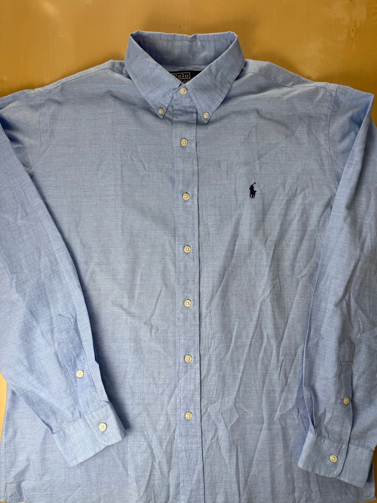 Camicia Ralph Lauren Ellington celeste - L collo 42