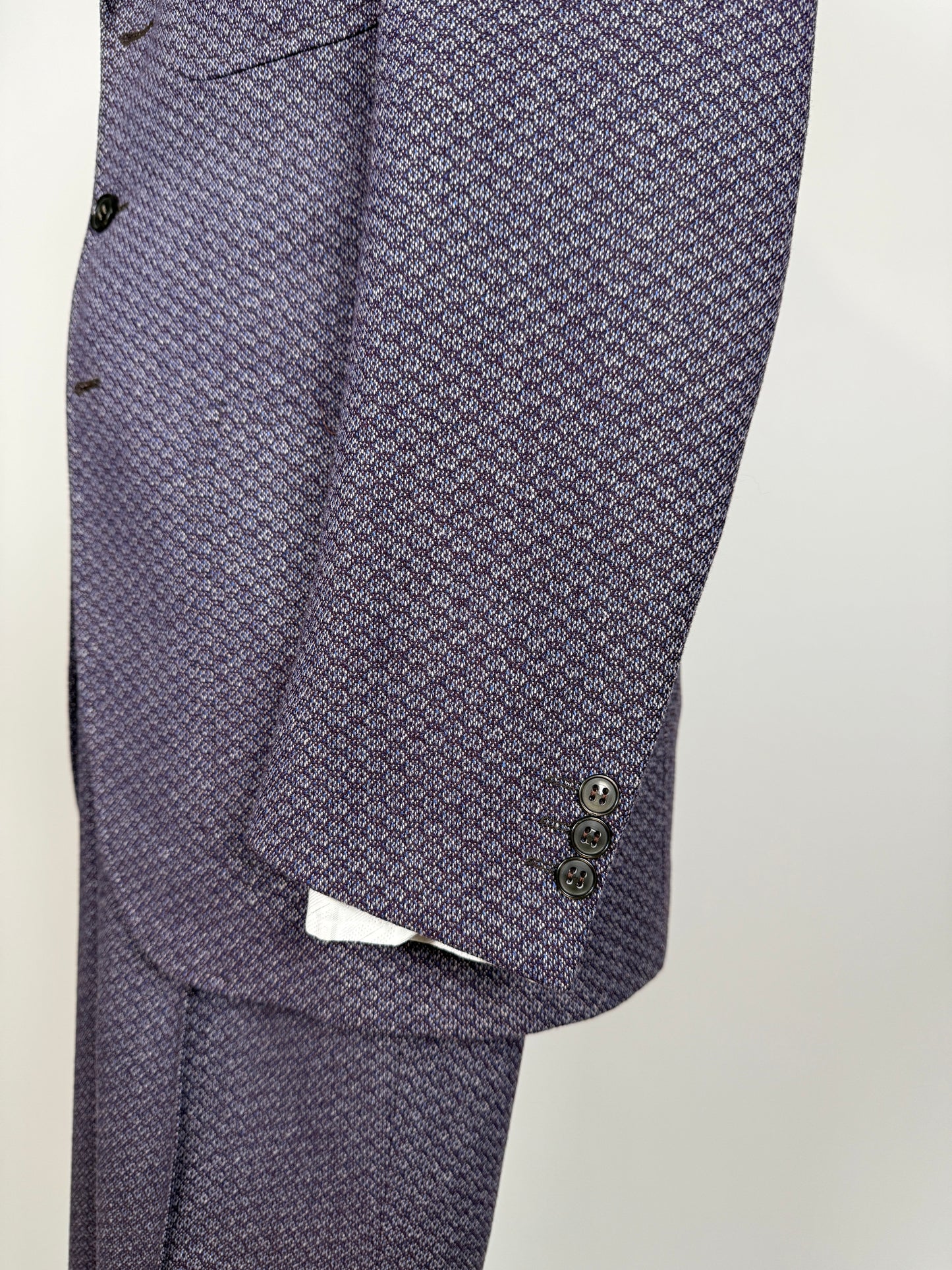 Completo anni ‘70 viola optical - tg. 44