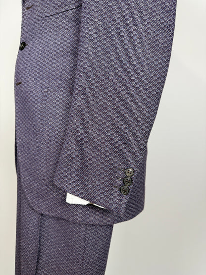 Completo anni ‘70 viola optical - tg. 44