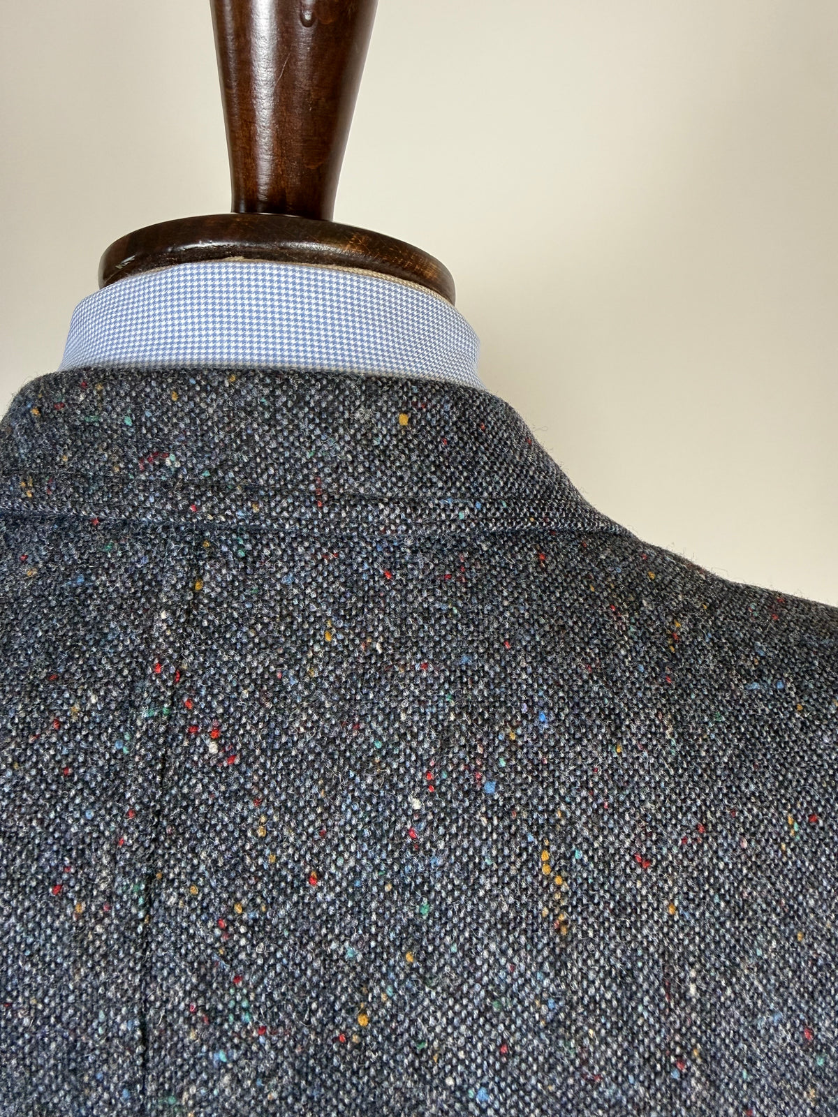 Giacca De Paz donegal tweed blu - tg. 56