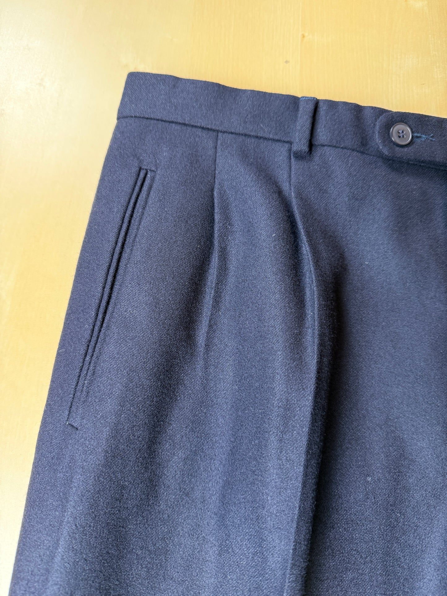 Pantaloni in flanella blu - tg. 50