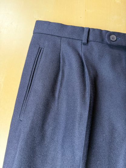 Pantaloni in flanella blu - tg. 50