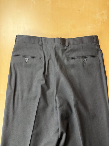 Pantaloni fresco lana blu notte anni '90 (NOS) - tg. 48