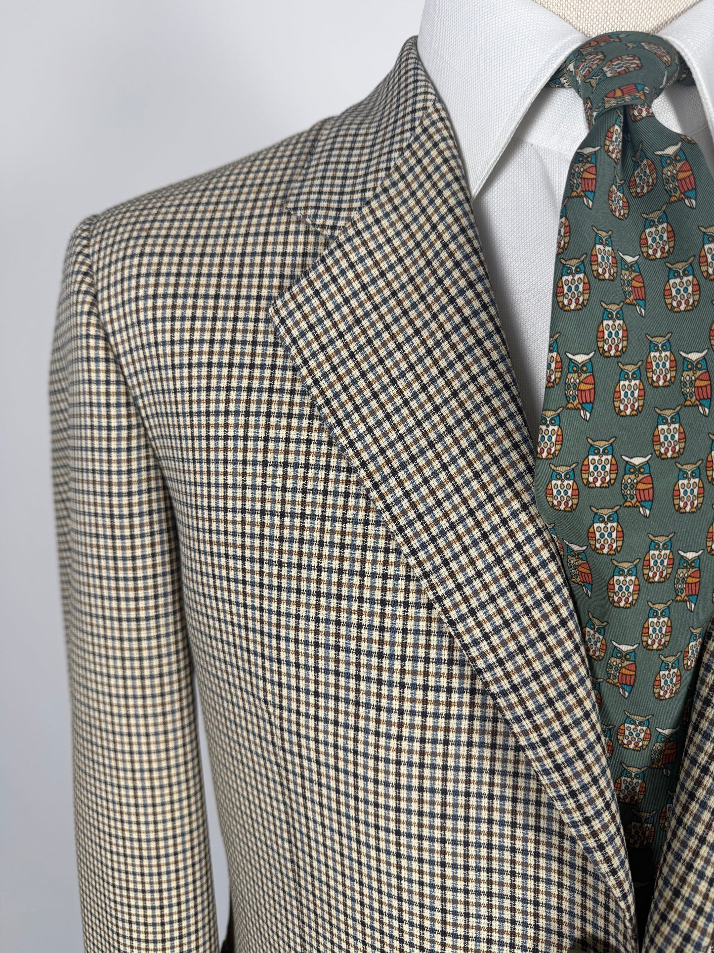 Giacca estiva Pierre Cardin anni '90 super twist quadretti - tg. 50