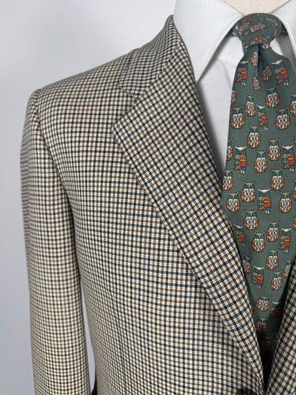 Giacca estiva Pierre Cardin anni '90 super twist quadretti - tg. 50