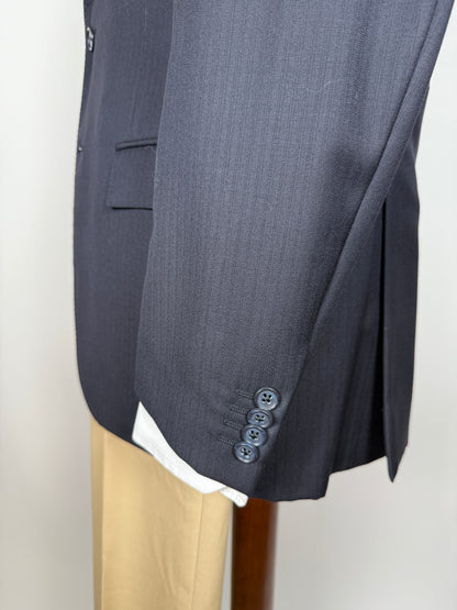 Giacca + panciotto Corneliani lana pettinata blu - tg. 50