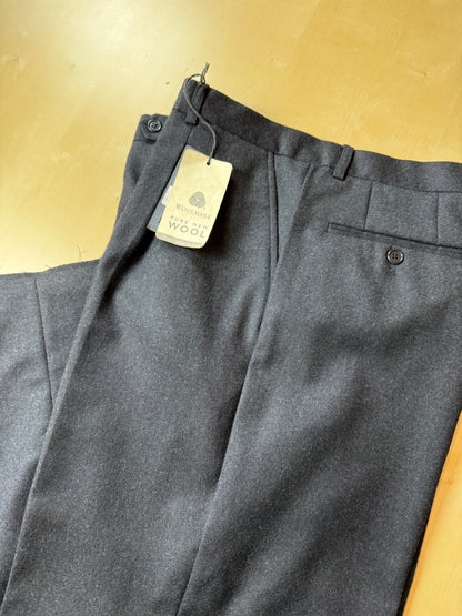 Pantaloni in flanella antracite anni '90 (NOS) - tg. 54