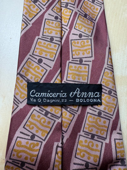 Cravatta anni ‘70 geometrica