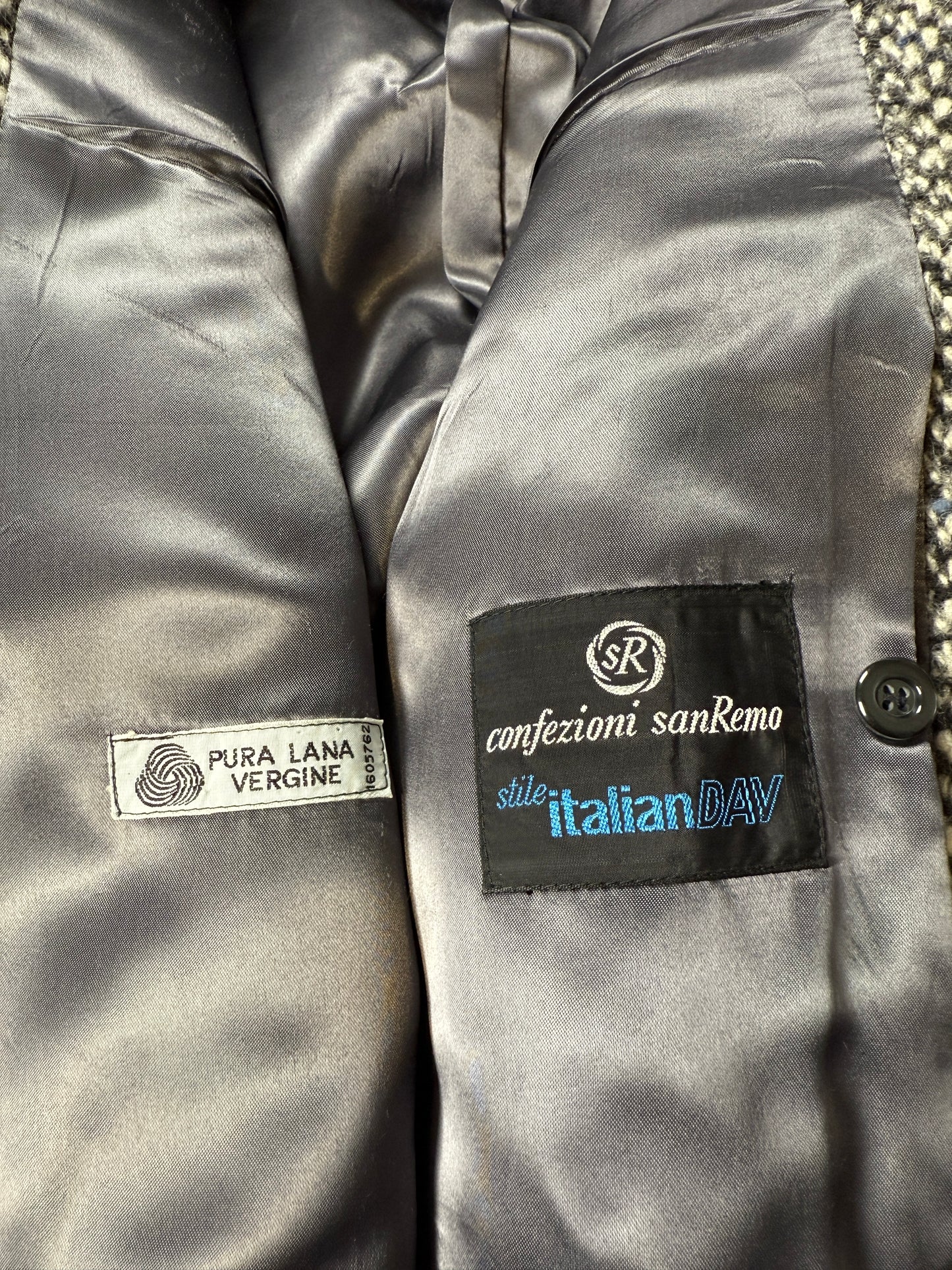 Cappotto doppiopetto in tweed anni ‘60/‘70 - tg. 46-50