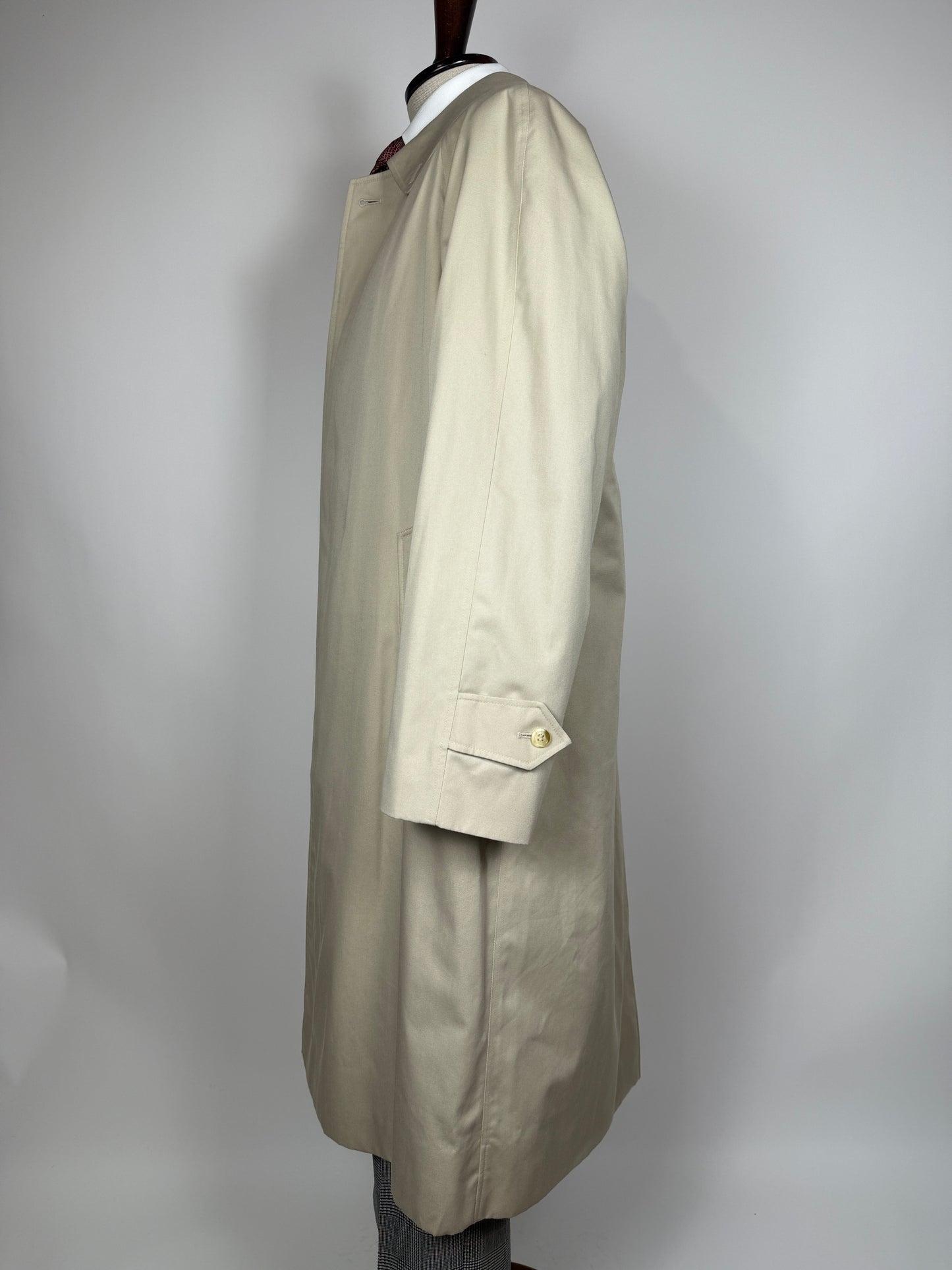 Soprabito impermeabile Burberry monopetto (nuovo) - tg. 50