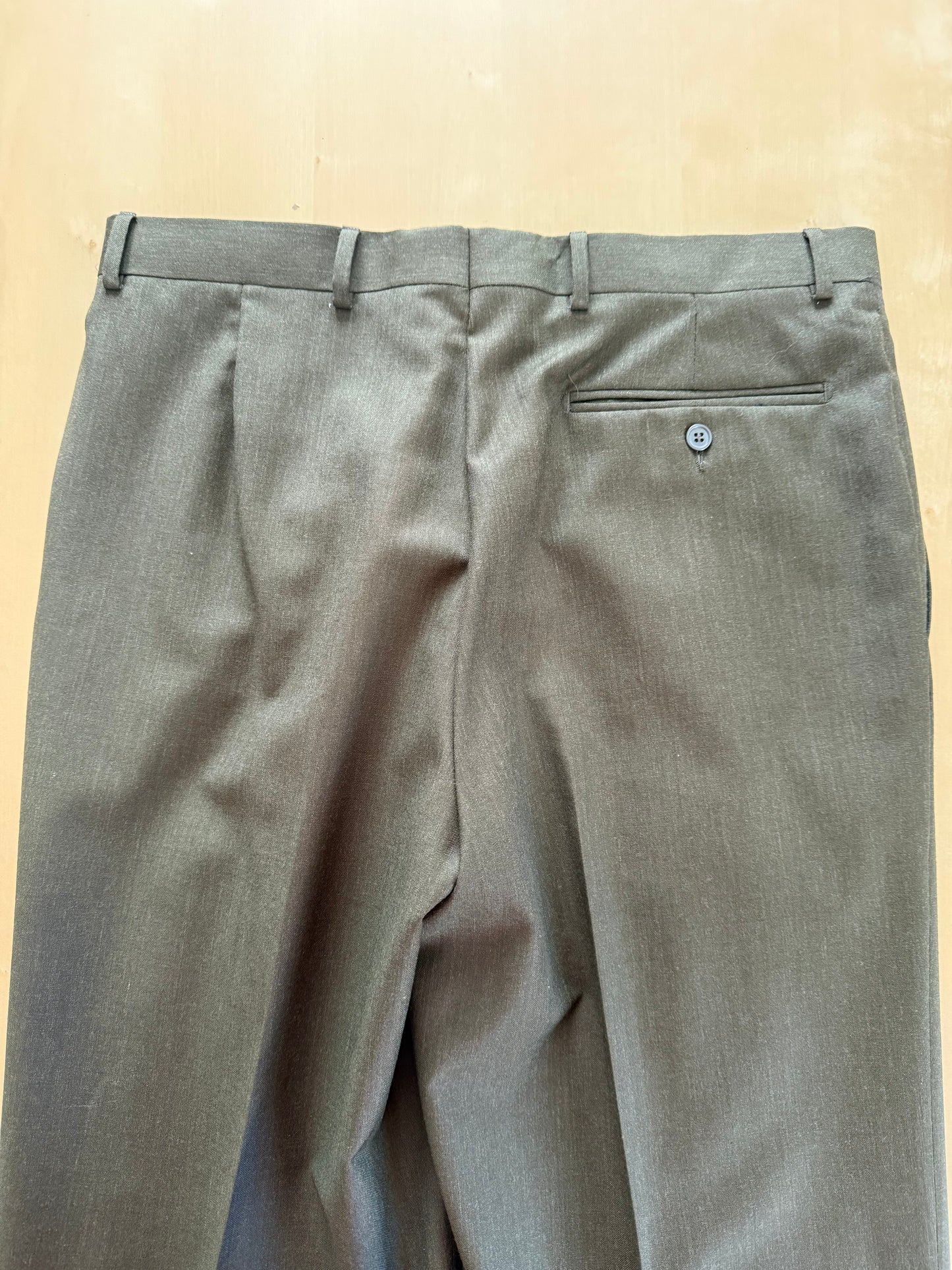 Pantaloni fresco lana verde scuro - tg. 48/50