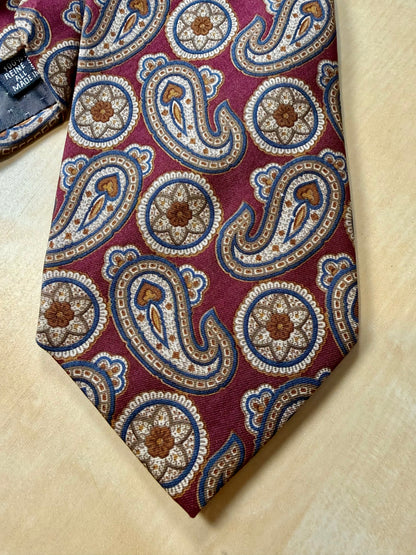 Cravatta Yves Saint Laurent paisley vintage