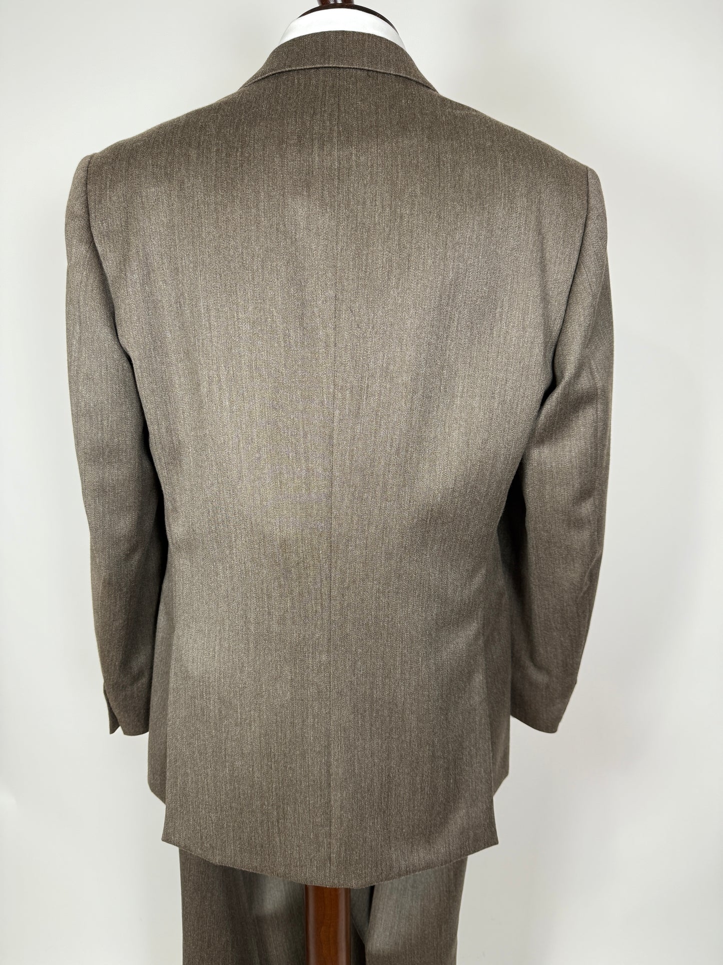 Completo anni ‘80 in covert verde cachi (NOS) - tg. 52