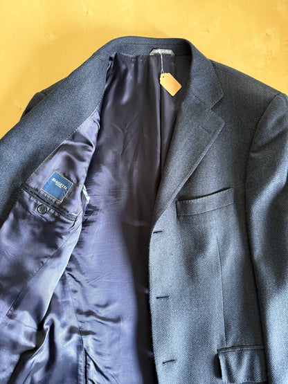 Giacca in puro cashmere spigato tessuto Loro Piana - tg. 50