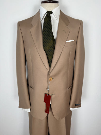 Completo Marzotto anni ‘70 in twill beige (NOS) - tg. 46/48