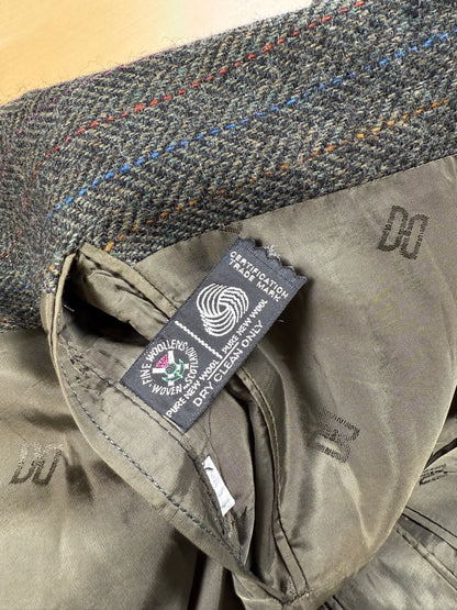 Giacca Daks shetland tweed spigato - tg. 52/54