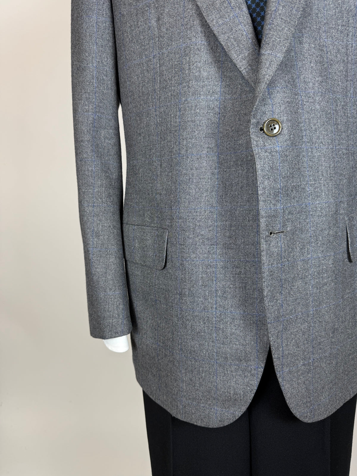 Giacca Brioni anni '80 flanella principe di Galles - tg. 52/54