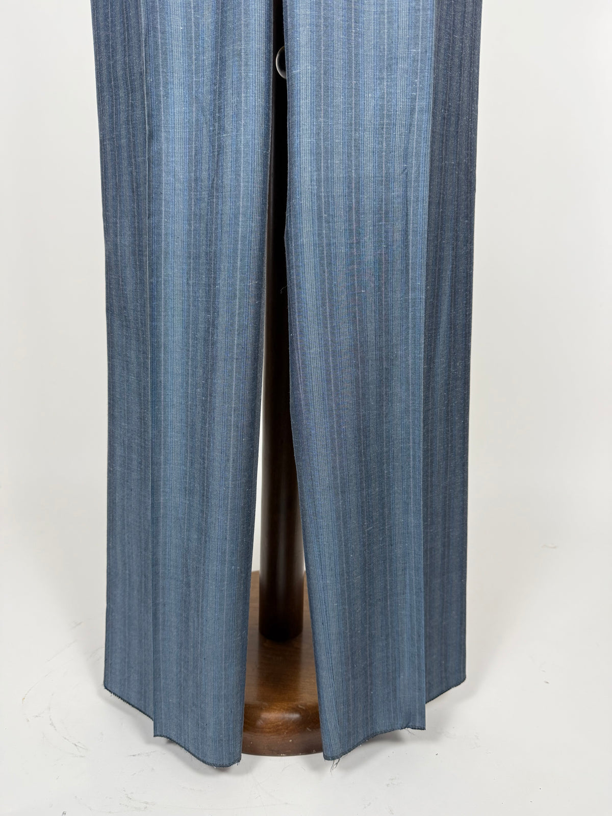 Pantaloni anni '80 blu a righe (NOS) - tg. 50