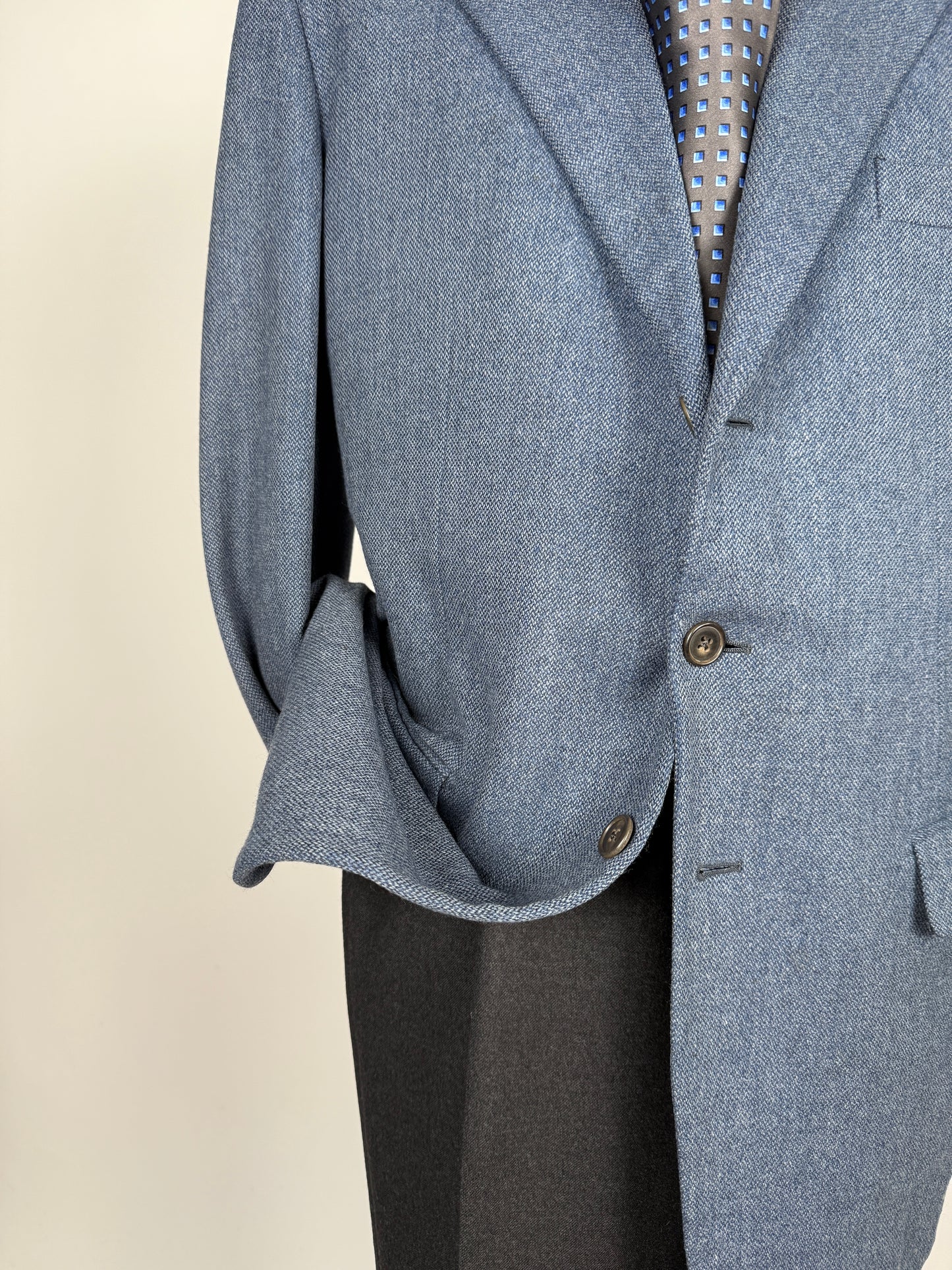 Giacca Burberrys in lana e cashmere blu - tg. 52