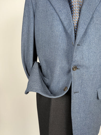 Giacca Burberrys in lana e cashmere blu - tg. 52