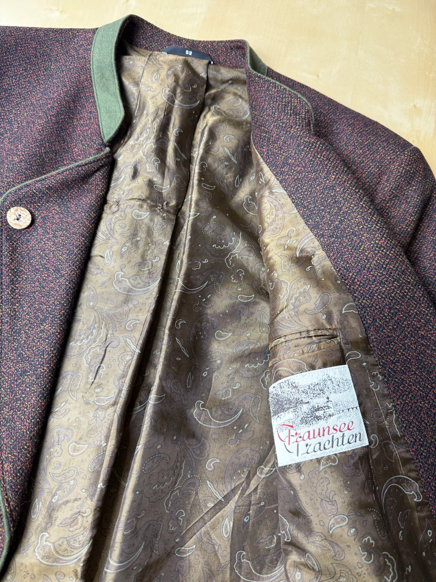 Giacca “Tracht” tirolese in lana e cashmere - tg. 52/54